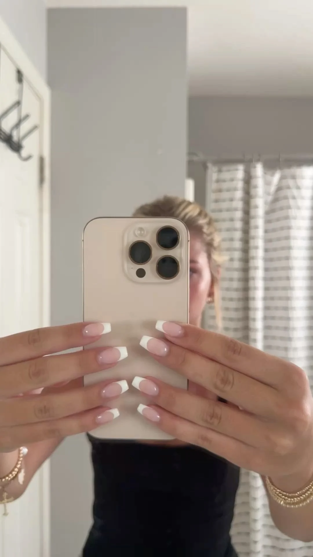 Classic French Manicure Nails: Clean Girl Aesthetic